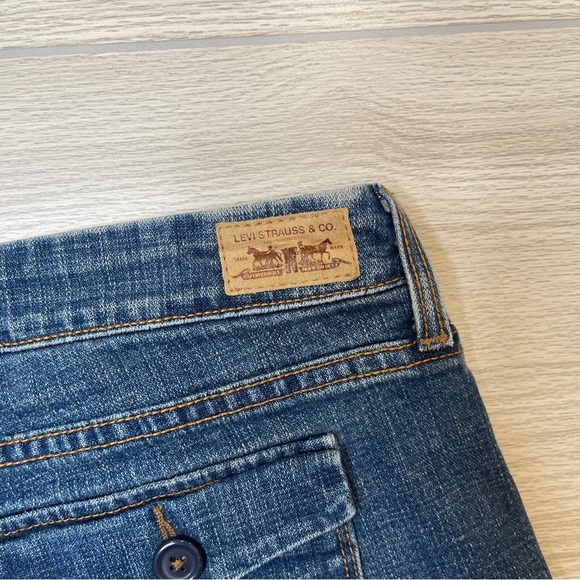 Levi’s 545 Low Bootcut Denim Blue Jeans Y2K Fashion Women’s Size 12 Medium - Picture 11 of 16